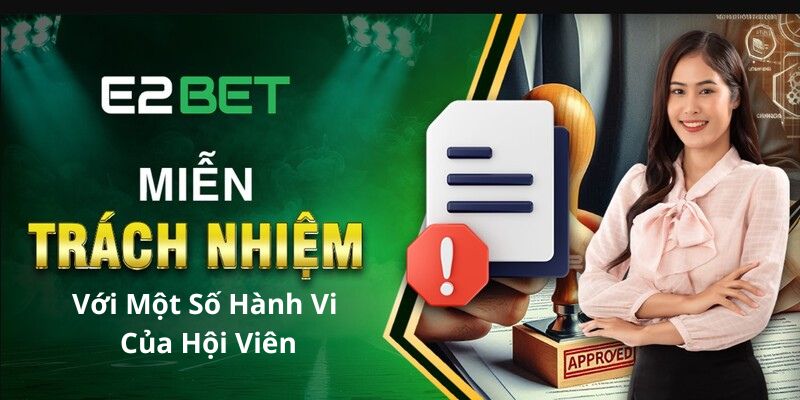 Miễn trách nhiệm về hành vi nhất định